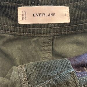 Everlane Forest Green Corduroy Trousers